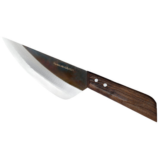 Cuțit VAY 16cm Vietnam — vedere spate grosime carbon steel