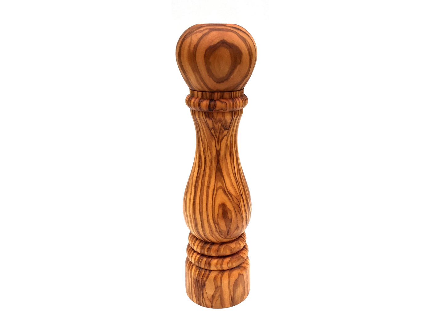 Râșniță handmade din lemn de măslin — Sare și piper 21 cm