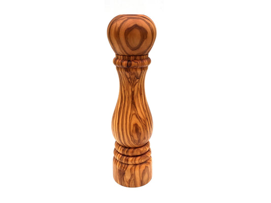 Râșniță handmade din lemn de măslin — Sare și piper 21 cm