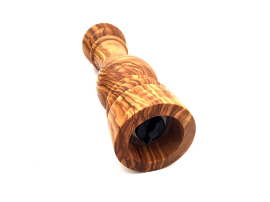 Râșniță handmade din lemn de măslin — Sare și piper 21 cm