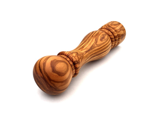 Râșniță handmade din lemn de măslin — Sare și piper 21 cm