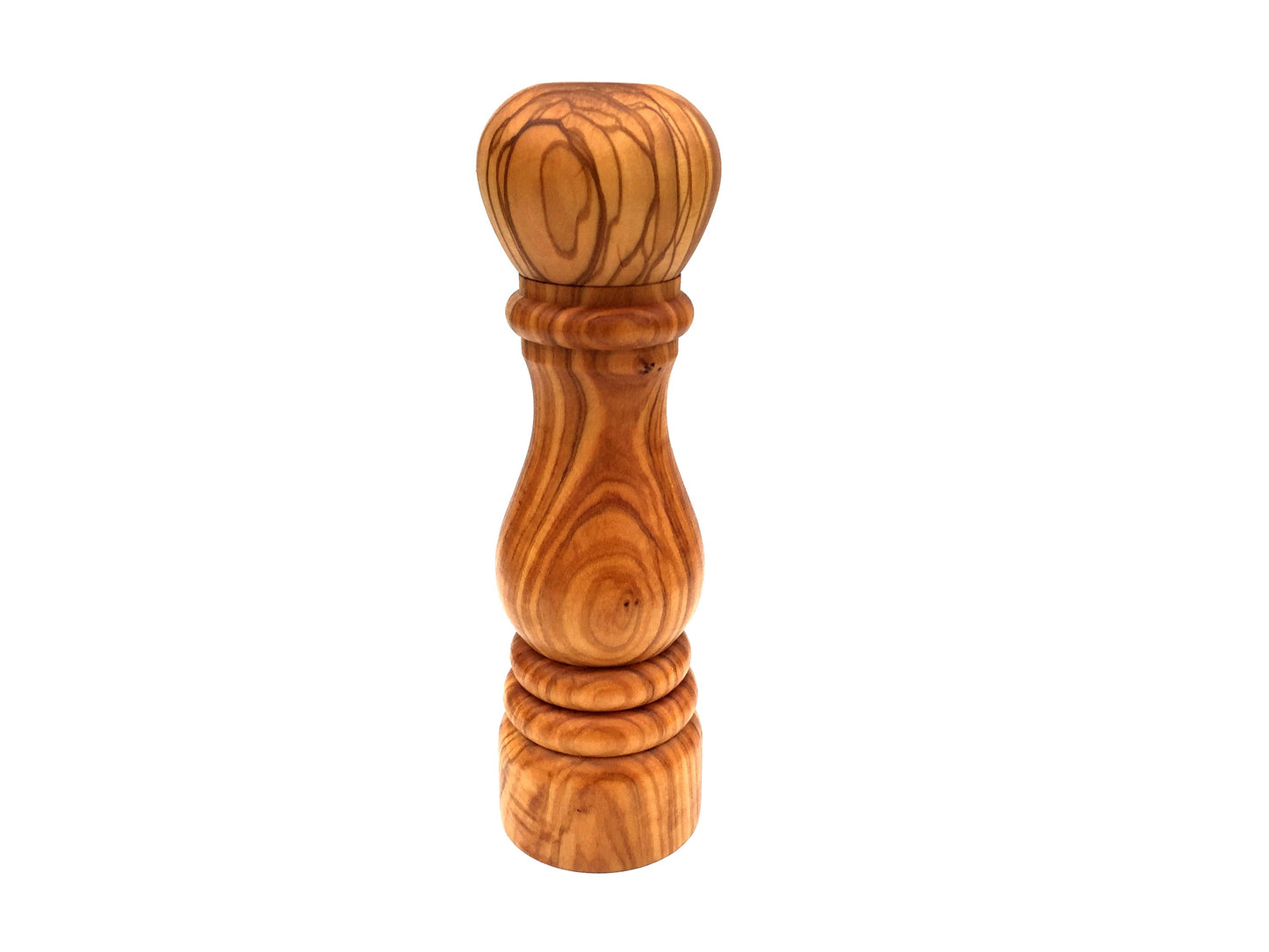 Râșniță handmade din lemn de măslin — Sare și piper 21 cm