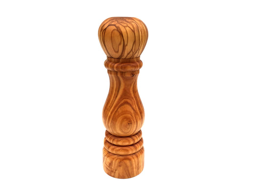 Râșniță handmade din lemn de măslin — Sare și piper 21 cm