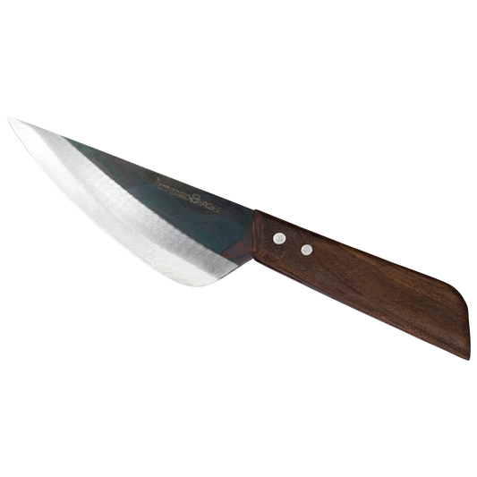 Cuțit asiatic VAY Nakiri forjat manual Vietnam lamă carbon 16cm — Jatic.ro